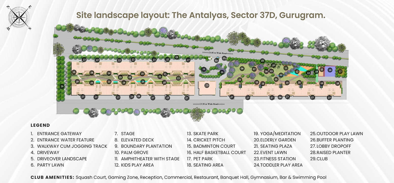 Navraj The Antalyas site plan